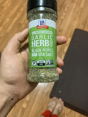 All Purpose Seasoning Garlic Herb And Black Pepper Sea Salt