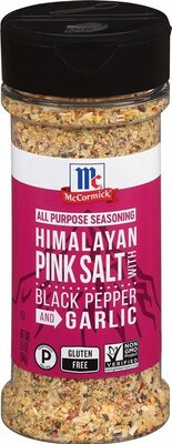 All Purpose Seasoning Himalayan Pink Salt With Black Pepper And Garlic