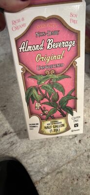 Almond Beverage Original Unsweetened