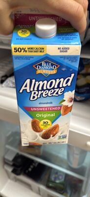 Almond Breeze Unsweetened Original almondmilk