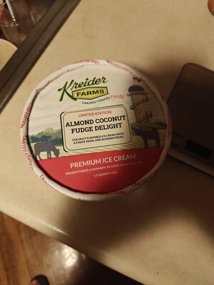 Almond Coconut Fudge Delight Ice Cream