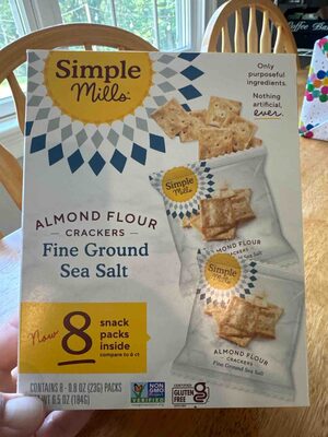 Almond Flour Crackers Fine Ground Sea Salt