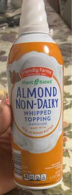 Almond Non Dairy whipped topping