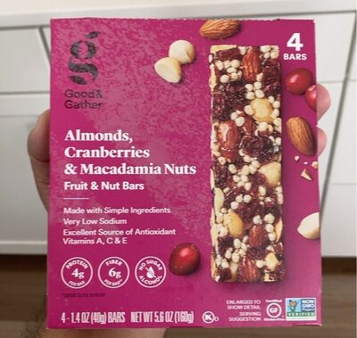 Almonds, Cranberries & Macadamia Nuts