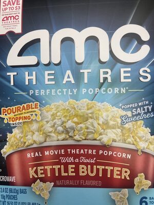 AMC Theatres Kettle Butter Popcorn