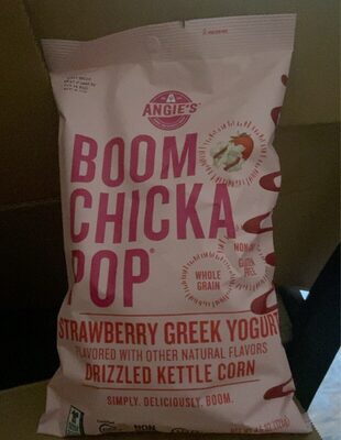Angie's boom chicka pop strawberry greek yogurt