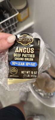 Angus Beef Patties Ground Sirloin