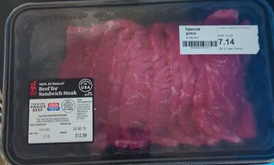 Angus Beef Sandwich Steak