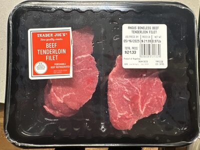 Angus Boneless Beef Tenderloin Fillet