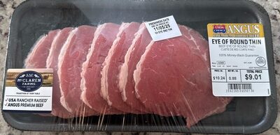 Angus Eye Of Round Thin