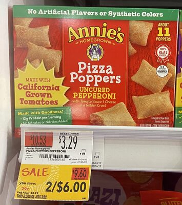 Annie's Uncured Pepperoni Pizza Poppers