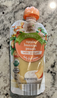 Apple Banana Peach with Yogurt