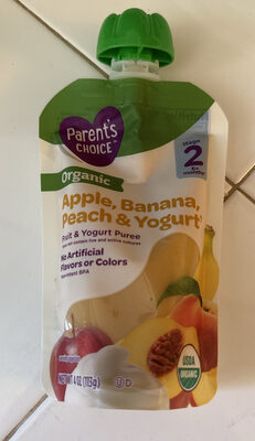 Apple, Banana, Peach & Yogurt