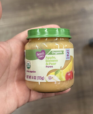 Apple, Banana & Pear Puree