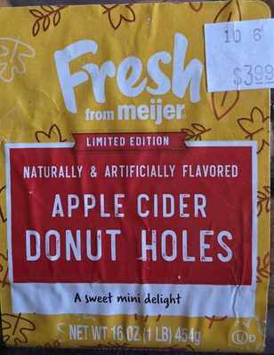 Apple Cider Donut Holes