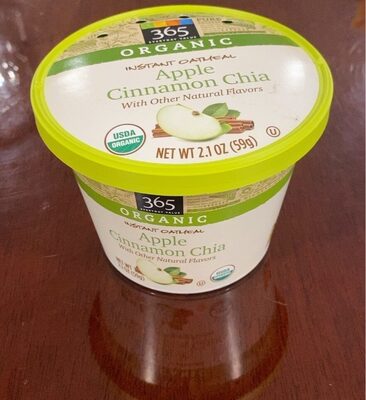 Apple Cinnamon Chia Instant Oatmeal