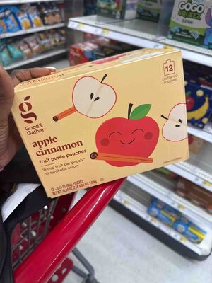 Apple Cinnamon Fruit Purée Pouches