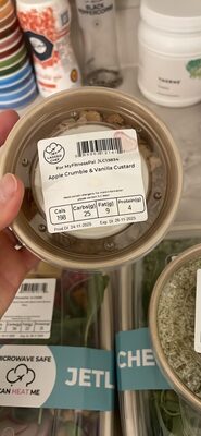 Apple Crumble & Vanilla Custard