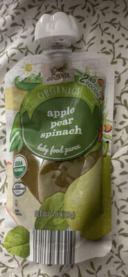 Apple Pear Spinach Baby Food Puree