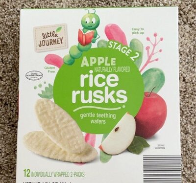 Apple rice rusks