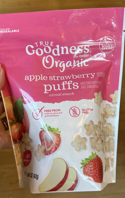 Apple Strawberry Puffs