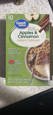 Apples & Cinnamon Instant Oatmeal