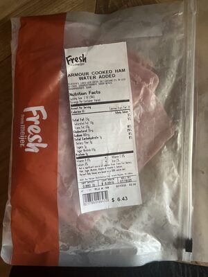 Armour Cooked Ham Water Added