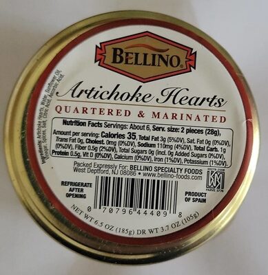 Artichoke Hearts Quarted and Marinated