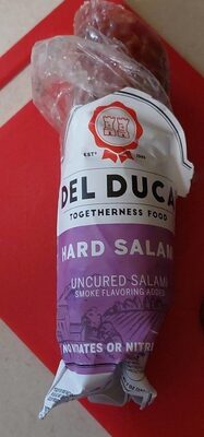 Artisan crafted salame tuscana with a hint of smoke flavoring