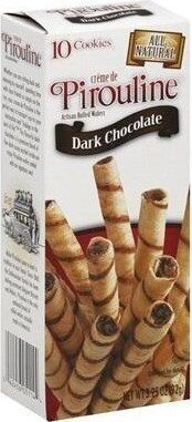 Artisan Rolled Wafers, Dark Chocolate