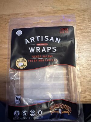 Artisan Wraps Salami Wrapped Mozzarella
