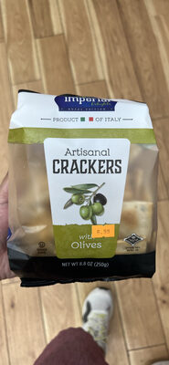 Artisanal Crackers with Olives