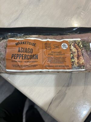 Asiago Peppercorn Seasoned Pork Loin Filet