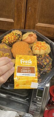 Assorted Cookies with Sprinkles