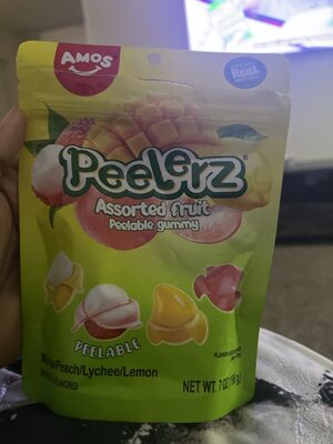 Assorted Fruit Peelable gummy