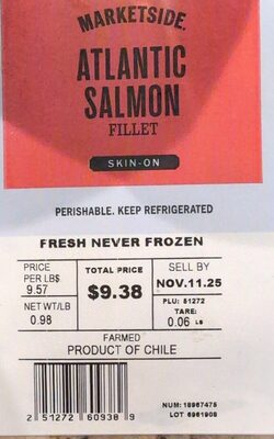 Atlantic Salmon Fillet Skin On