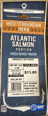 Atlantic Salmon Portion - Mediterranean Herb