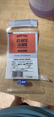 Atlantic Salmon Whole Fillet