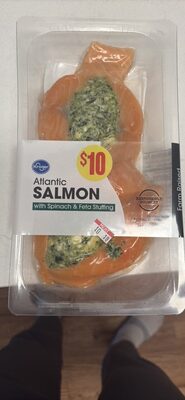 Atlantic Salmon with Spinach & Feta Stuffing