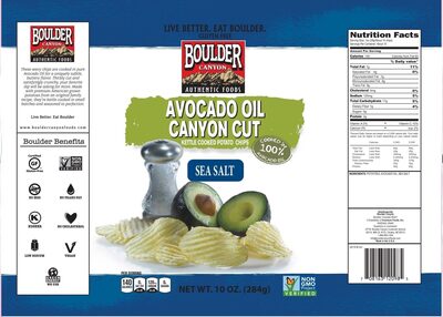 Avocado oil canyon cut kettle cooked potato chips