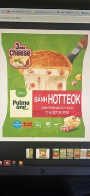 Bánh Hotteok nhân phô mai xúc xích