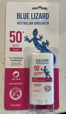 Baby mineral sunscreen stick