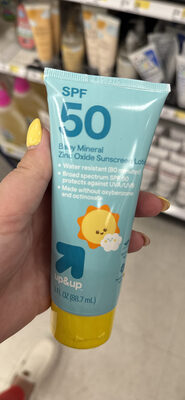 Baby Mineral Zinc Oxide Sunscreen Lotion