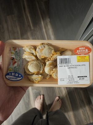 Baby Sashimi Scallops