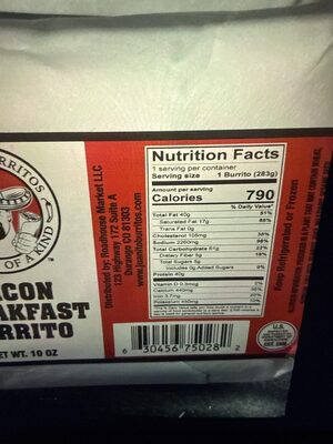 Bacon Breakfast Burrito