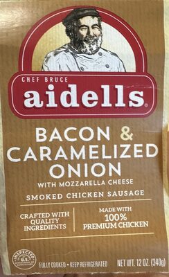 Bacon & Caramelized Onion Chicken Sausage