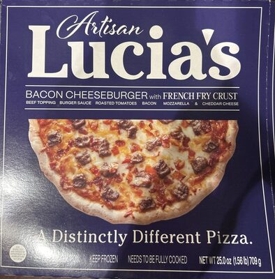 Bacon Cheeseburger w/ French Fry Crust Pizza