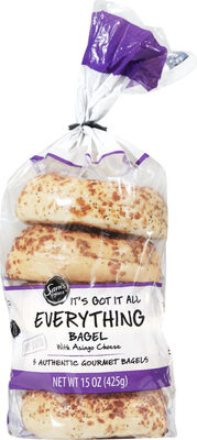 Bagel, Asiago Cheese