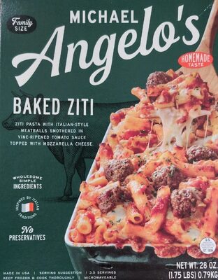 Baked Ziti & Meatballs