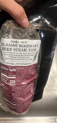 Balsamic Rosemary Beef Steak Tips